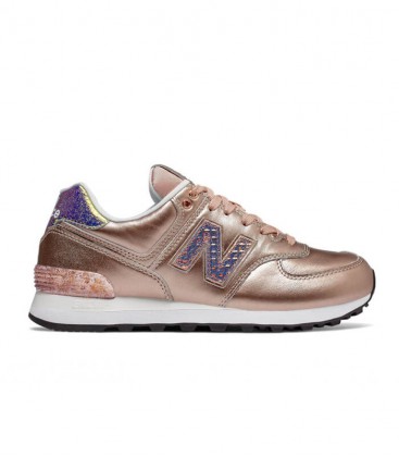 new balance beige pailleté